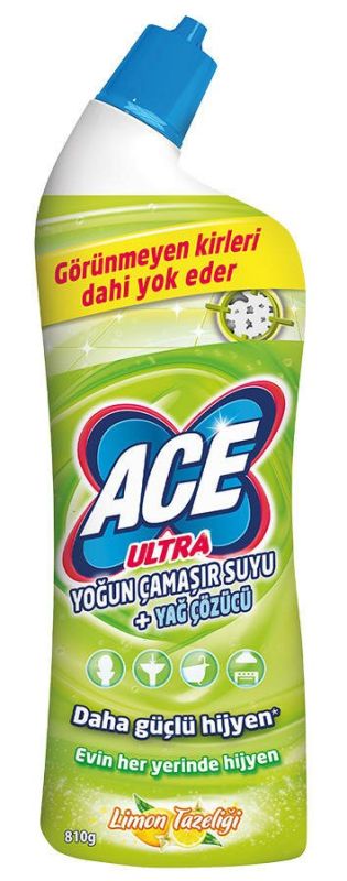 Soluție p/u WC Ace Gel 810 Gr.Limon