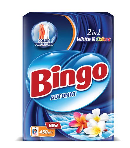 Стиральный порошок Bingo Automat Whites&Colors 450g