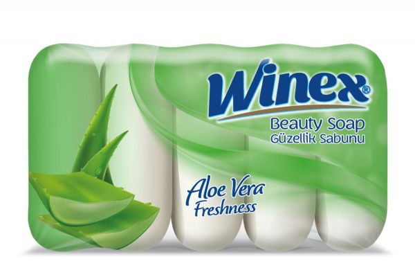 Мыло туалетное Winex Ecopack  Aloe Vera 5x55 gr.