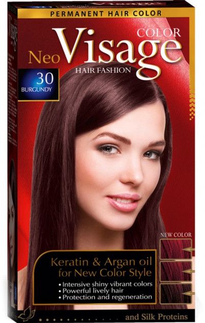 Краска для волос Visage 30 Бургунд