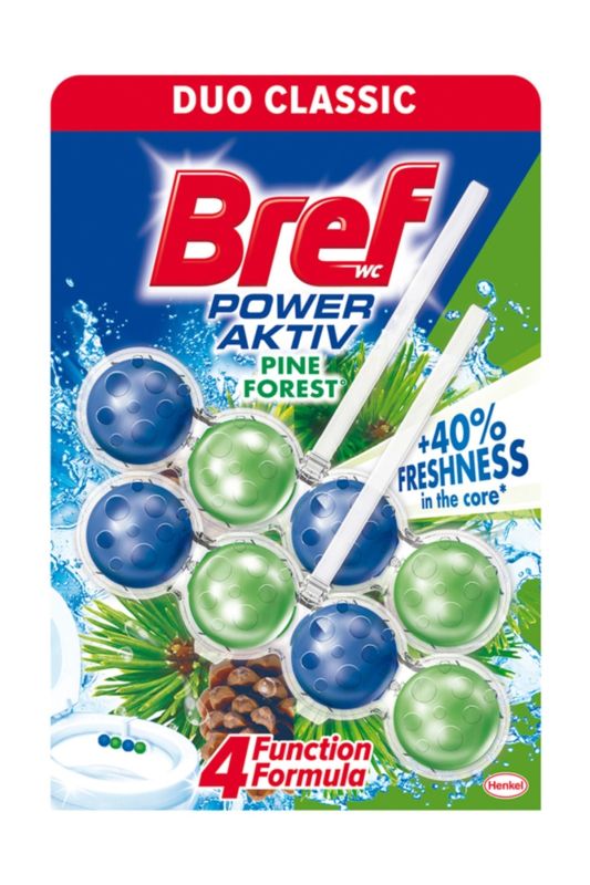 Освежитель для туалета Bref Activ Pine 2x50gr