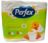 Туалетная бумага Perfex 4 role 3st.Camomile