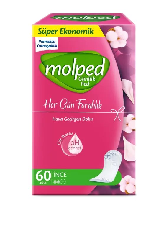 Absorbante de zi Molped Freshness (fara miros) 60buc