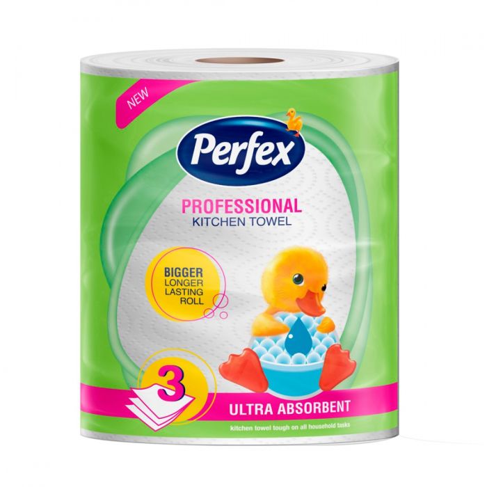 Бумажные полотенца Perfex Proffesional 3 слоя 