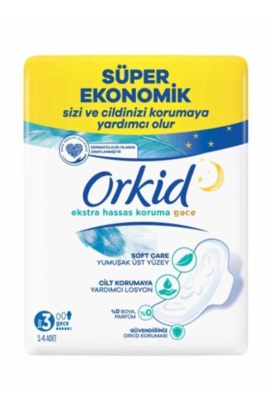 Absorbante Orkid Night 14шт
