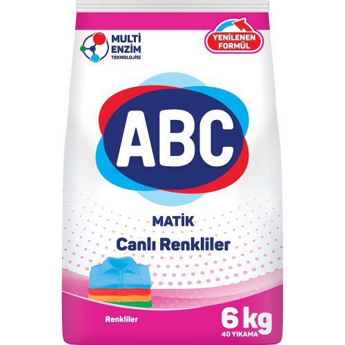 Praf de spalat ABC 6 kg Color